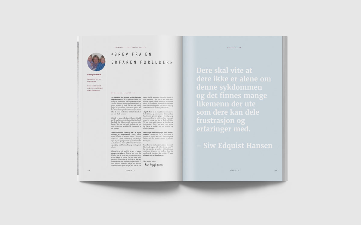 ohHello Design Project | Magazine - Atopiker Spread